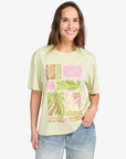 RVCA Womens Natural Tapestry T-Shirt - Lint