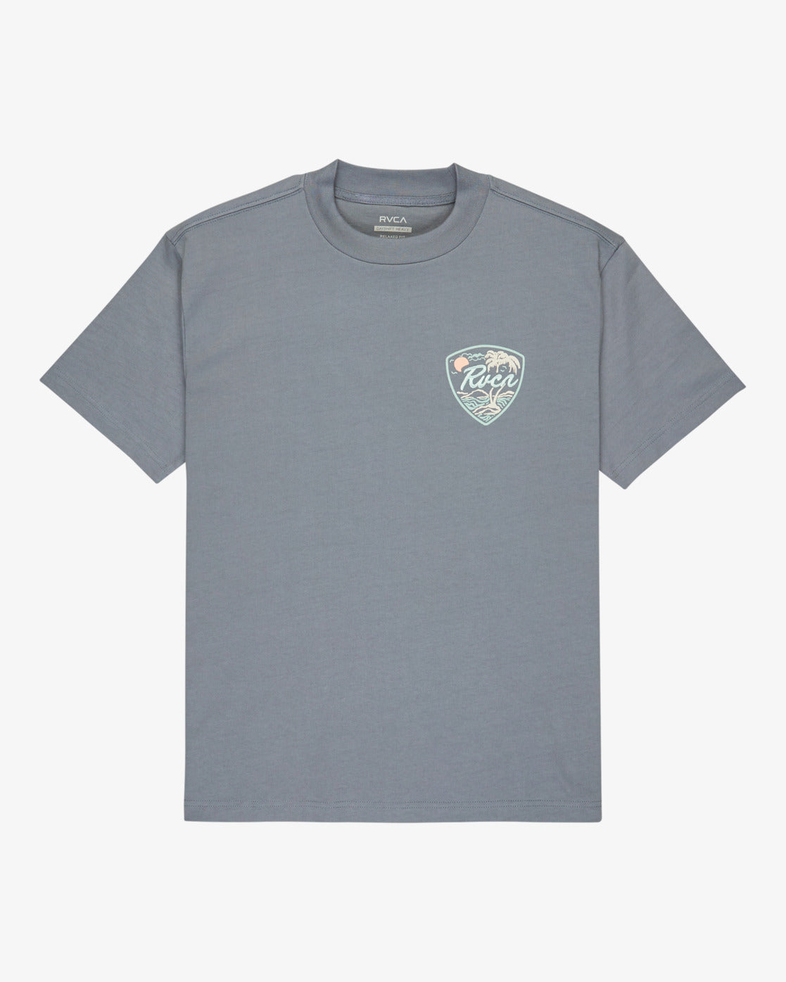 RVCA Mens Currents T-Shirt - Flint Stone