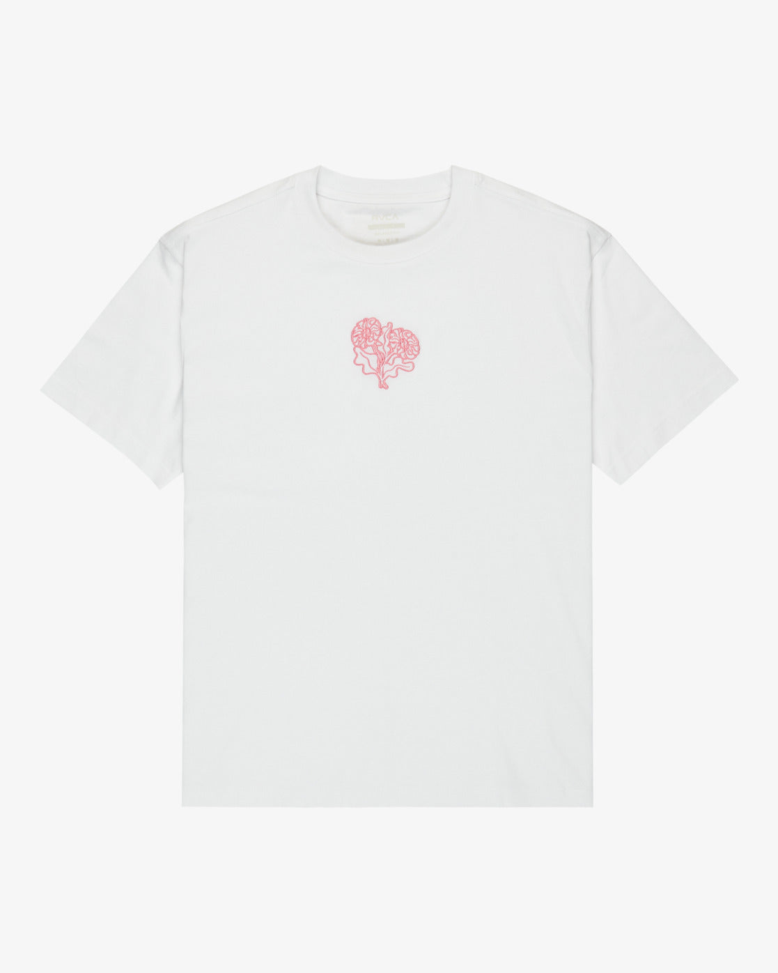 RVCA Mens Flower Balance T-Shirt - White