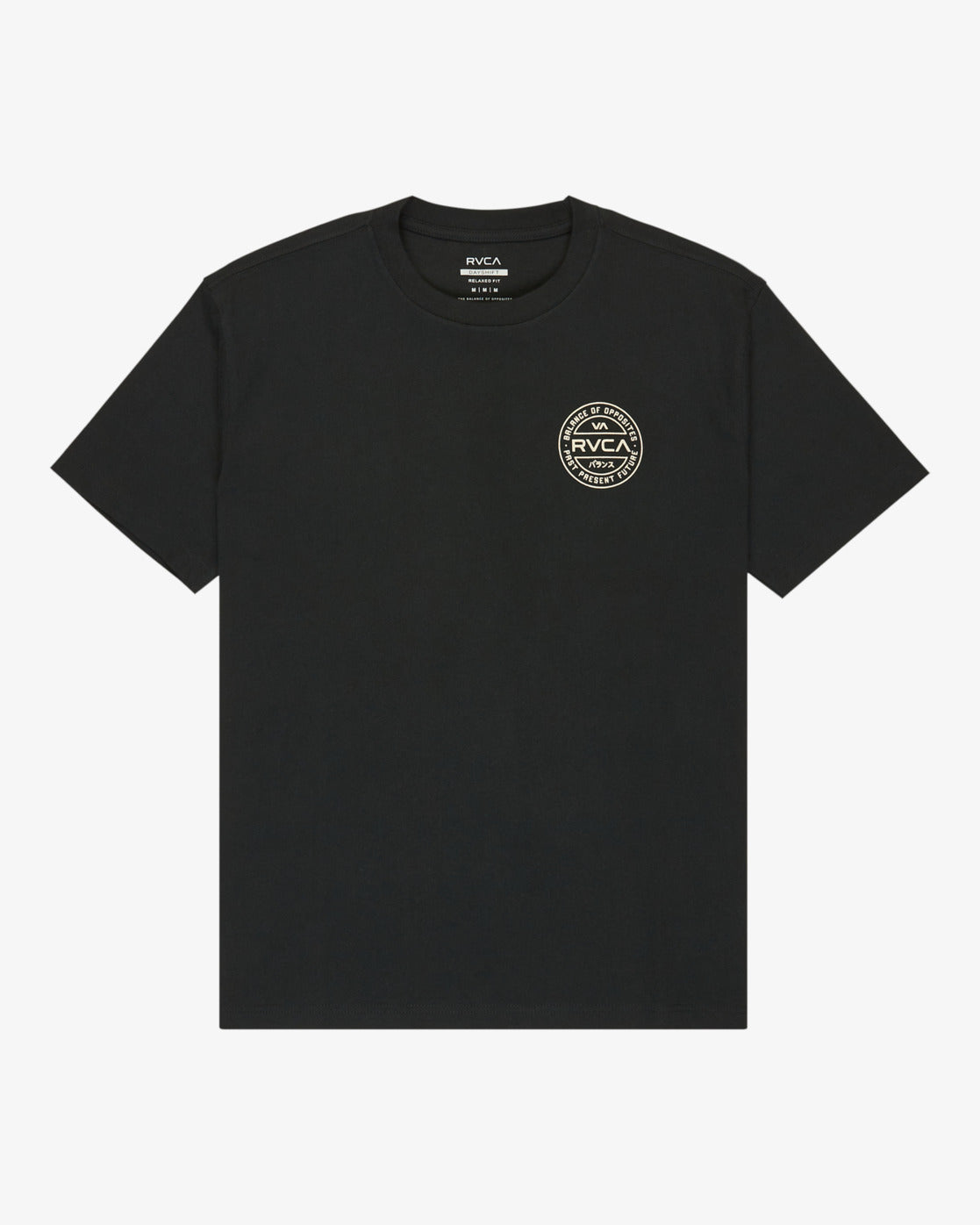 RVCA Mens Logo Pack T-Shirt - Black