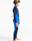 C-Skins Element 3/2 Jnr Unisex Steamer - Cyan/Slate/Multi - ManGo Surfing
