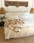 Slowtide Kingston Plush Knit Throw Blanket - Mocha