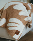 Slowtide Kingston Plush Knit Throw Blanket - Mocha