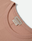 Brixton Womens Carefree Organic Garment Dye Muscle Tank - Silver Pink