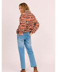 Sisstr Evolution Smooth Sherpa Fleece Sweatshirt - Canyon Rose