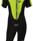 TWF XT3 3/2 Kids Shortie Wetsuit - Black/Lime