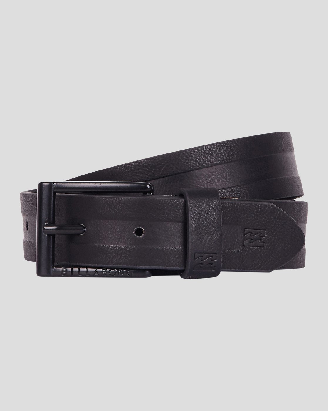 Billabong Mens Barrel Faux Leather Belt - Black - ManGo Surfing