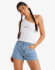 RVCA Womens Asym Asymmetric Top - White - ManGo Surfing