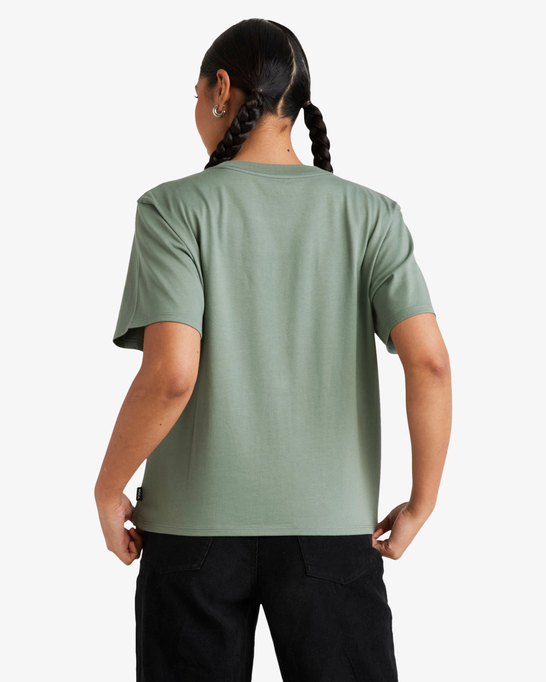 RVCA Womens Viper Easy T-Shirt - Jade - ManGo Surfing