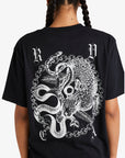 RVCA Womens Benj T-Shirt - Black - ManGo Surfing
