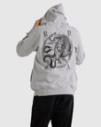 RVCA Mens Benj Hoodie - Grey Marle - ManGo Surfing