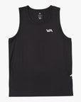 RVCA Mens VA Sport Vent Vest Top - Black - ManGo Surfing
