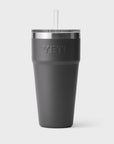 Yeti Rambler 26 oz (760 ml) Straw Cup - Charcoal - ManGo Surfing