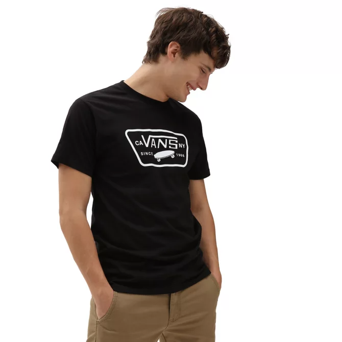 Full Patch T Shirt | Black/White - ManGo Surfing
