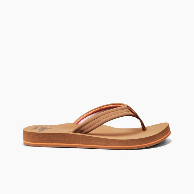 Cushion Breeze Flip Flops - Womens Flip Flops - Tan/Smoothie - ManGo Surfing