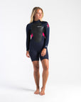 C-Skins Element 3:2 Womens Spring / Slate/Black/Coral - ManGo Surfing