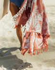 Koki'O Throw Blanket | Red | Beach Towel - ManGo Surfing