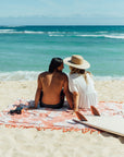 Koki'O Throw Blanket | Red | Beach Towel - ManGo Surfing
