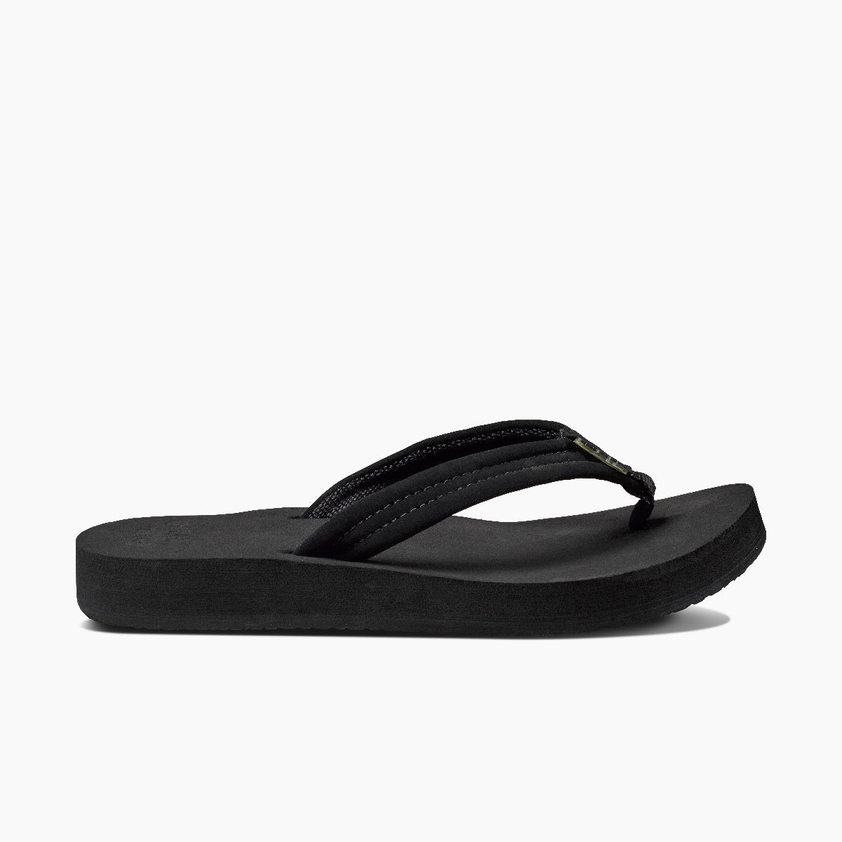 Womens Cushion Breeze Flip Flops / Black/Black - ManGo Surfing