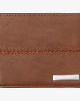 Stitchy Tri-Fold Wallet - Mens Wallet - Chocolate Brown - ManGo Surfing