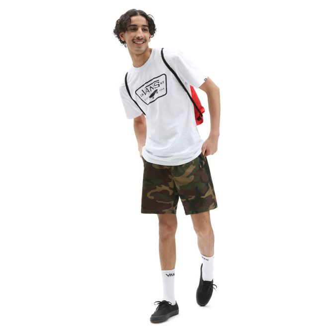 Full Patch T Shirt | White - ManGo Surfing