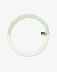 Puka Shell and Frosted Bead Stretch Bracelet / Mint Green - ManGo Surfing