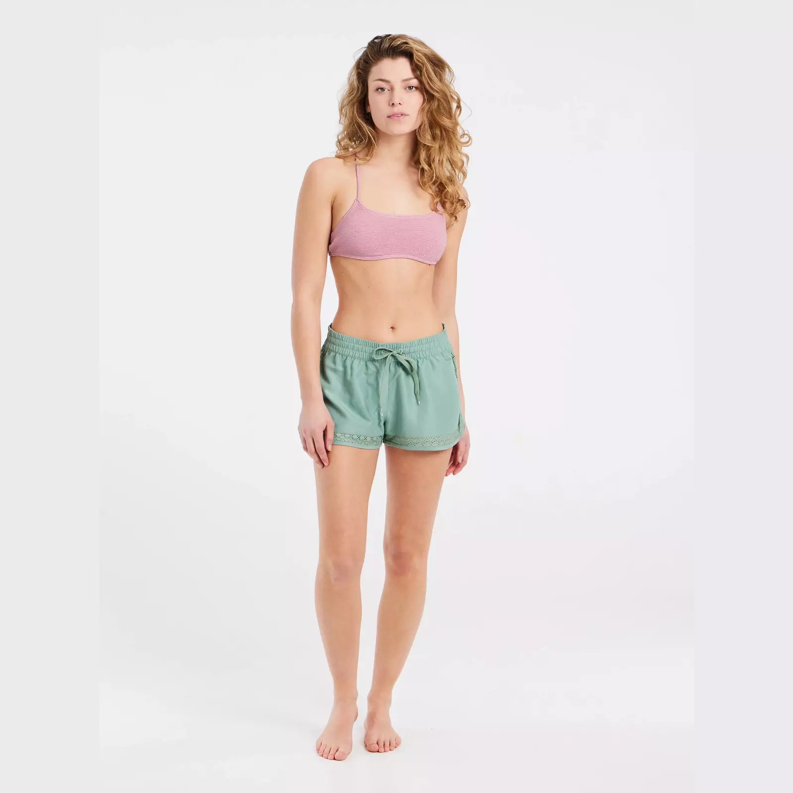 Prttenerife Swim Shorts - Womens Shorts - Green Baygreen - ManGo Surfing