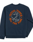 Cambridge Heavyweight Sweatshirt / Light Navy - ManGo Surfing