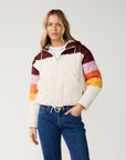 Rip Curl Womens Keepsakes Bomber Jacket - Dark Plum