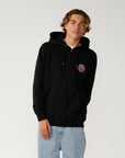 Rip Curl Mens Wettie Passage Icon Zip Thru Fleece Hoodie - Black