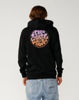 Rip Curl Mens Wettie Passage Icon Zip Thru Fleece Hoodie - Black