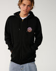 Rip Curl Mens Wettie Passage Icon Zip Thru Fleece Hoodie - Black