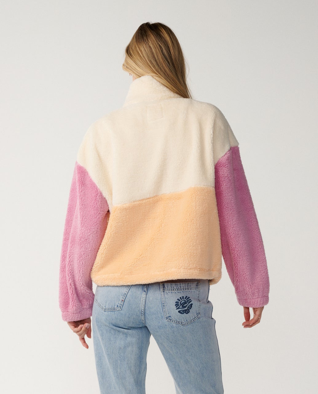 Rip Curl Womens Surf Revival Heritage Zip Through Polar Fleece - Shell