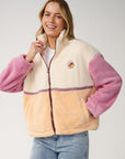 Rip Curl Womens Surf Revival Heritage Zip Through Polar Fleece - Shell