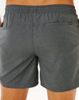 Rip Curl Mens Streamline Heather Volley Boardshorts - Black Heather