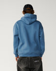 Rip Curl Mens Rip Script Icon Hoodie Fleece - Blue Fin