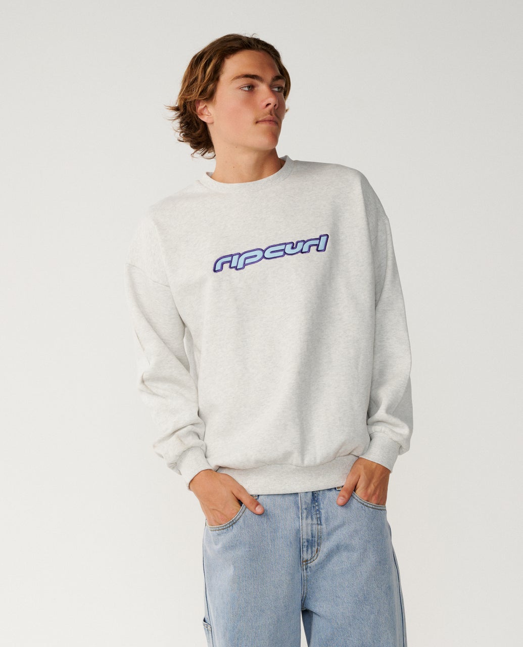 Rip Curl Mens Archive Crew Sweatshirt - Sports Marle