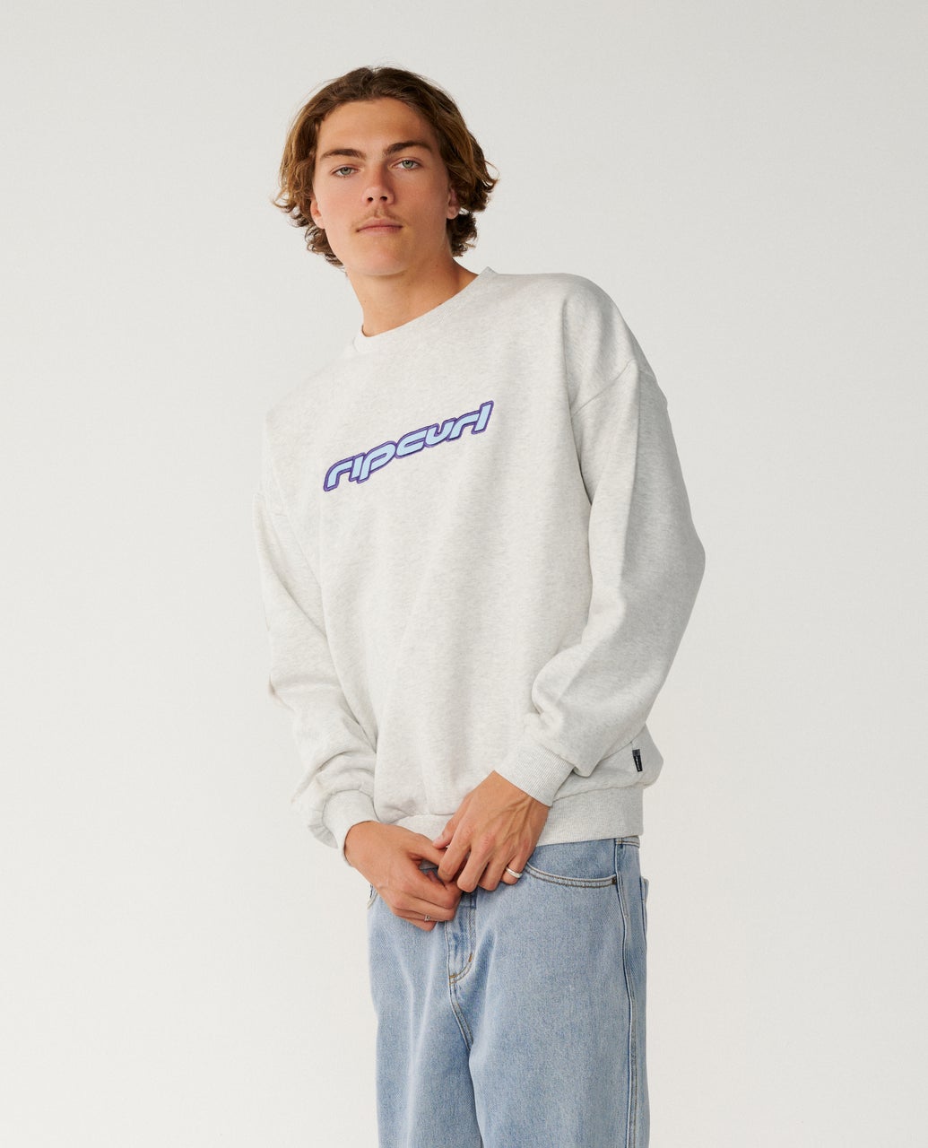 Rip Curl Mens Archive Crew Sweatshirt - Sports Marle