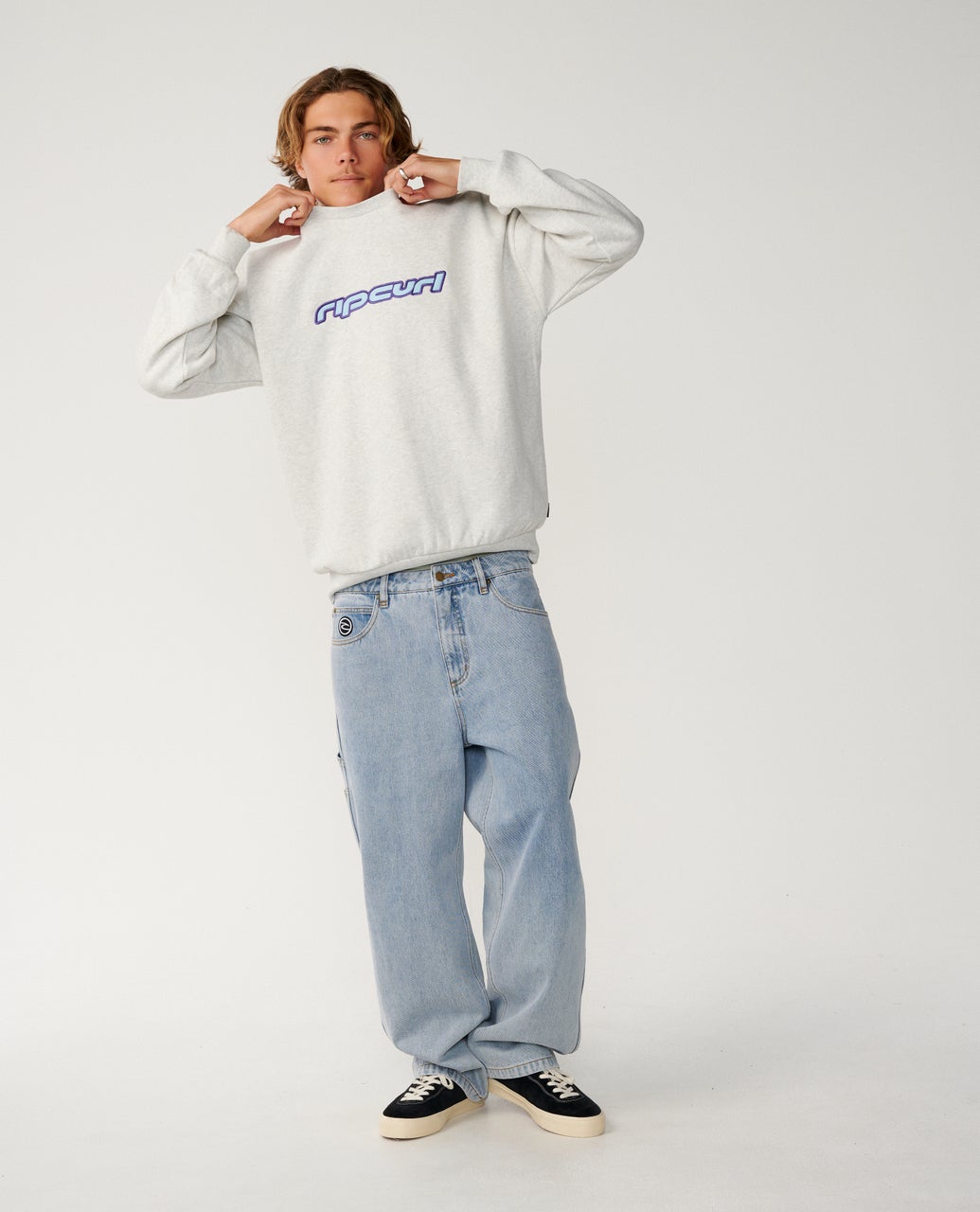 Rip Curl Mens Archive Crew Sweatshirt - Sports Marle