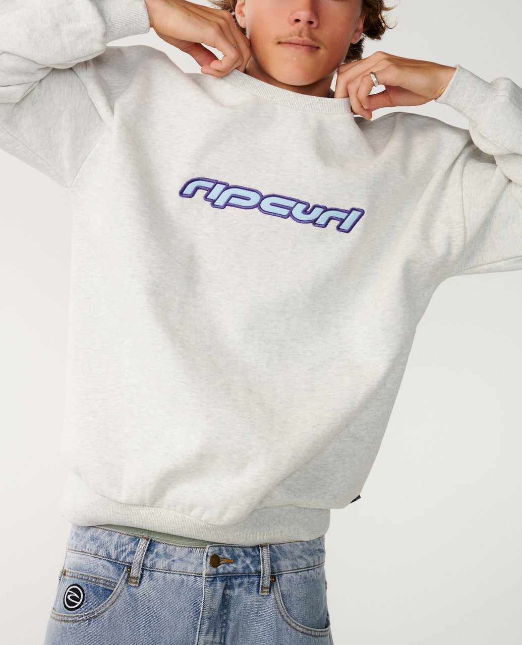 Rip Curl Mens Archive Crew Sweatshirt - Sports Marle