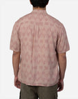 Lost Mens Rowdy Woven Short Sleeve Shirt - Mauve