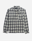 Lost Mens Rowdy Woven Plaid Long Sleeve Shirt - Oatmeal