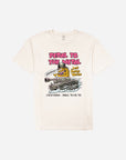 Lost Mens Pedal to the Metal Vintage Dye T-Shirt - Vintage White