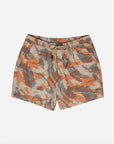 Lost Mens Prism E-Waist 16" Beachshort - Lizard Camo Orange