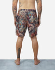 Lost Mens Highline 18" Boardshorts - Deep Jungle Black