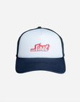 Lost Mens Pro-Formance Trucker Hat - One Size - Navy With Fire