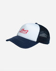 Lost Mens Pro-Formance Trucker Hat - One Size - Navy With Fire