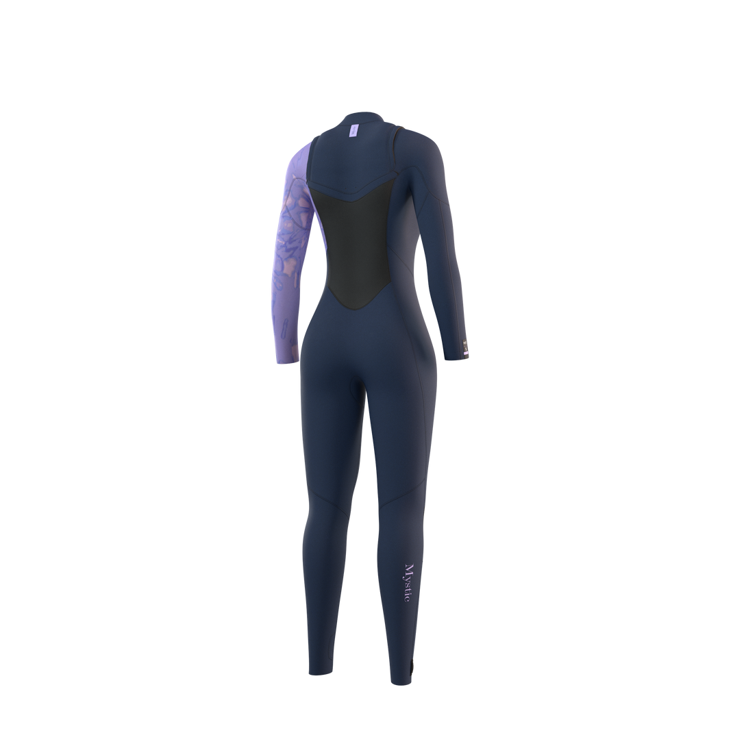 Mystic Watersports Womens Jayde Double Front Zip 5/4 Fullsuit - Navy - ManGo Surfing