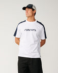 Rip Curl Mens Archive Up Top Panel Loose T-Shirt - White