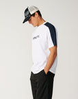 Rip Curl Mens Archive Up Top Panel Loose T-Shirt - White